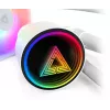 Montech LightFlow ARGB 360 procesorové All-in-One vodné chladenie 12 cm biele 1 ks