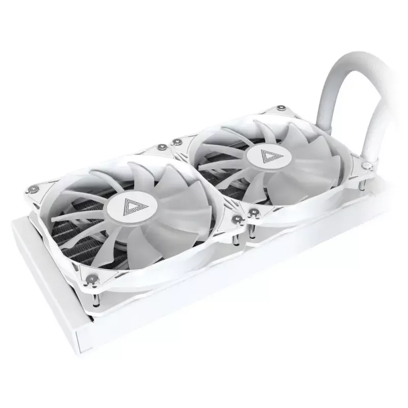 Montech LightFlow ARGB 360 procesorové All-in-One vodné chladenie 12 cm biele 1 ks