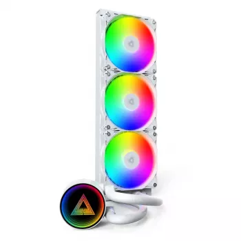 Montech LightFlow ARGB 360 procesorové All-in-One vodné chladenie 12 cm biele 1 ks