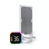 Montech HyperFlow Digital 240 procesorový All-in-One kvapalinový chladič 12 cm biely 1 ks