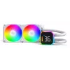 Montech HyperFlow Digital 240 procesorový All-in-One kvapalinový chladič 12 cm biely 1 ks