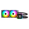 Montech HyperFlow Digital 240 procesorový All-in-One kvapalinový chladič 12 cm čierny 1 ks