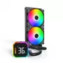 Montech HyperFlow Digital 240 procesorový All-in-One kvapalinový chladič 12 cm čierny 1 ks