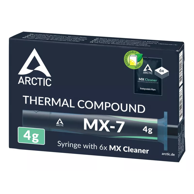 Teplovodivá pasta Arctic MX-7 chladiaca pasta, vysokovýkonný teplovodivý materiál