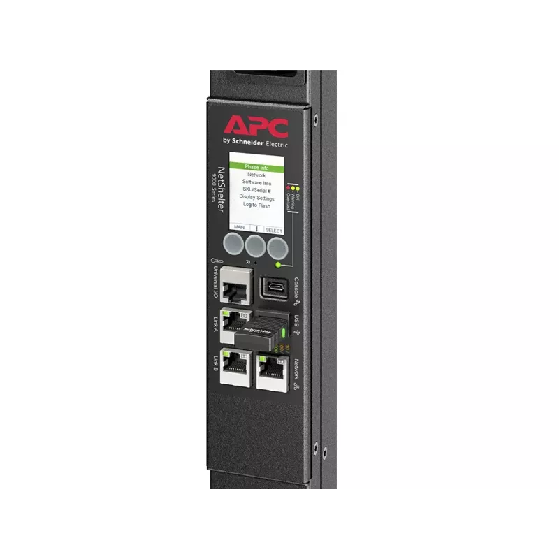 APC APDU9981EU3 napájacia rozvodnica (PDU) 24 AC výstupov 0U čierna