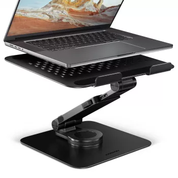 Stojan na notebook AXAGON STND-LRB — hliník, 360° otáčanie, pre 10