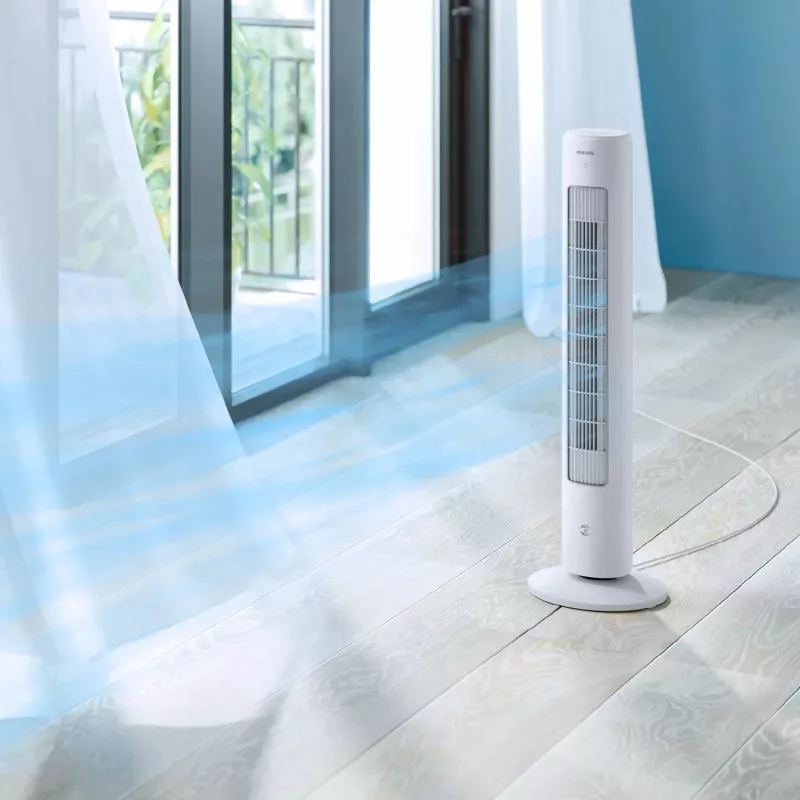 Stojanový ventilátor Philips 5000 séria biely CX5535/00