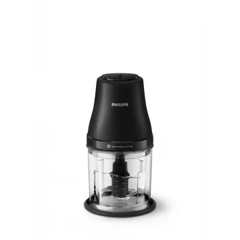 Elektrický drvič Philips HR1501/00 1 L 450 W čierny 5000 ot/min plastová nádoba nerezová čepeľ 220-240V 50-60Hz