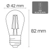 LED lampa VISIONAL VS-B-20 1W 100 lm 3000K, energetická trieda F