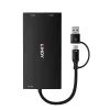 Lindy 43430 video kábel adaptér 0,11 m USB Type-C 2 x HDMI čierny