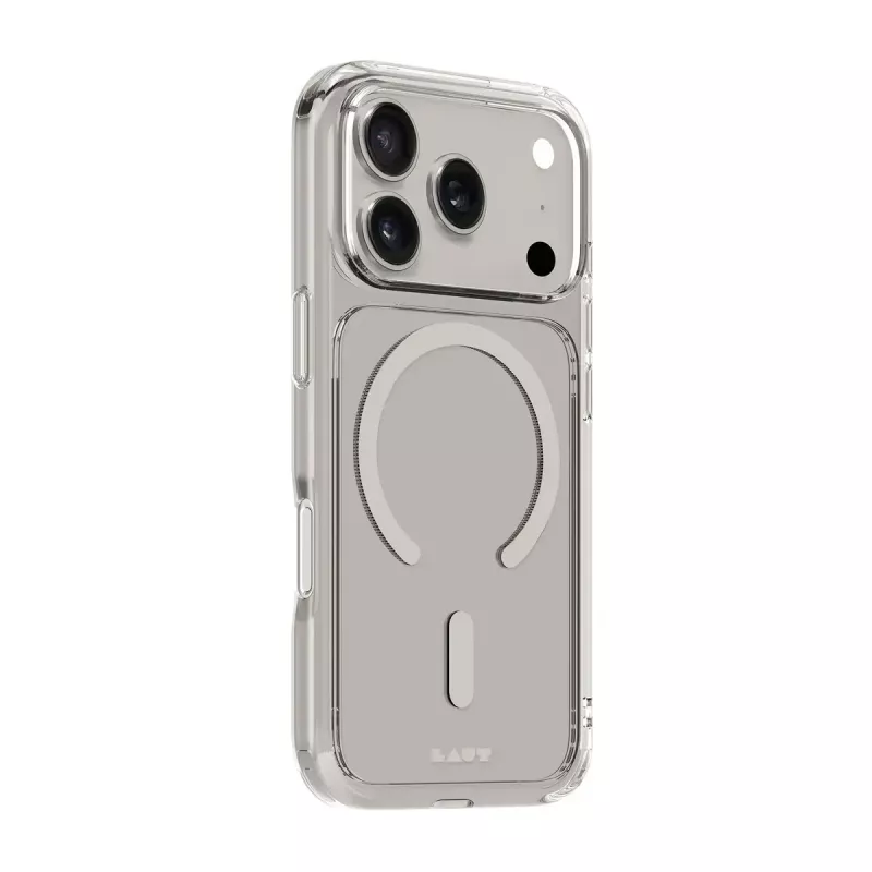 Puzdro LAUT CRYSTAL FLURO iPhone 17 Pro 16 cm sivá