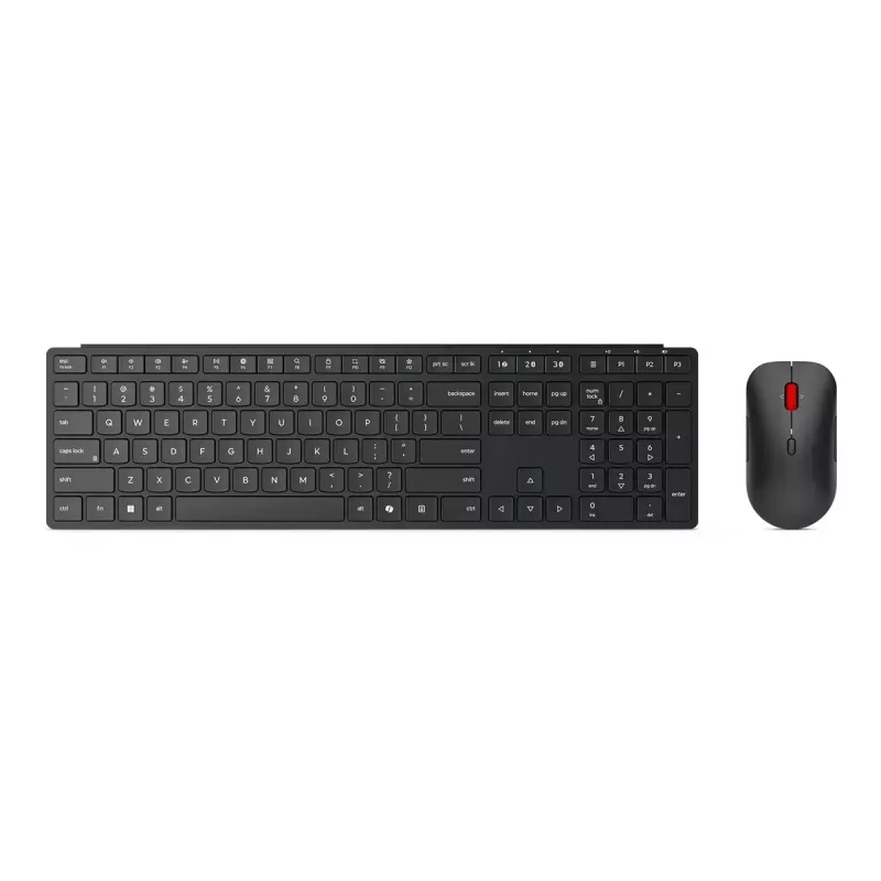 Lenovo Multi-Mode Pro Combo klávesnica a myš 6000-litovská | sada klávesnice a myši | bezdrôtová | myš súčasťou | litovčina | Bluetooth | Eclipse čierna