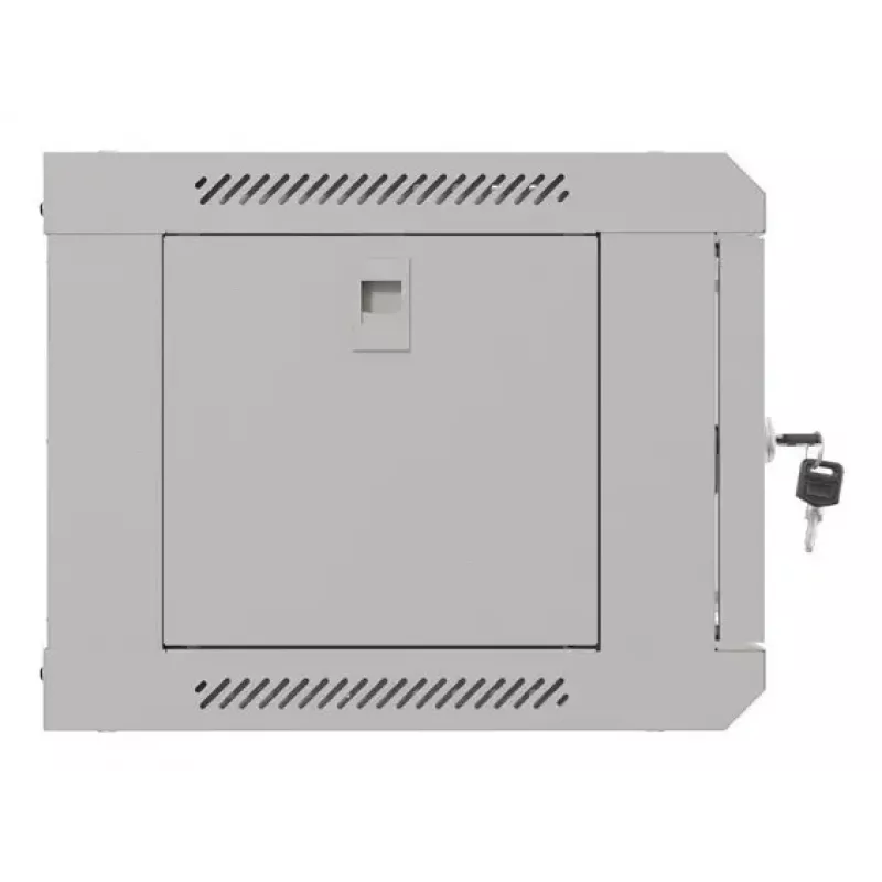 Nástenný rackový rozvádzač LANBERG WF03-5304-10S, 4U, 60 kg, sivý, 281x540x350 mm
