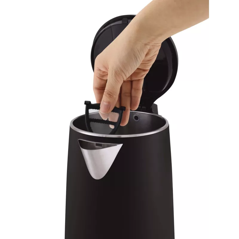 Tefal KO3718 elektrická kanvica 1,5 L 2400 W čierna, nerez