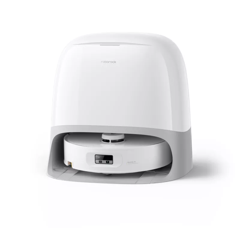 Roborock robotický vysávač Qrevo Curv 2 Flow – vrecko na prach, 0,325 l, Li-Ion 5200 mAh, 240 min, biela