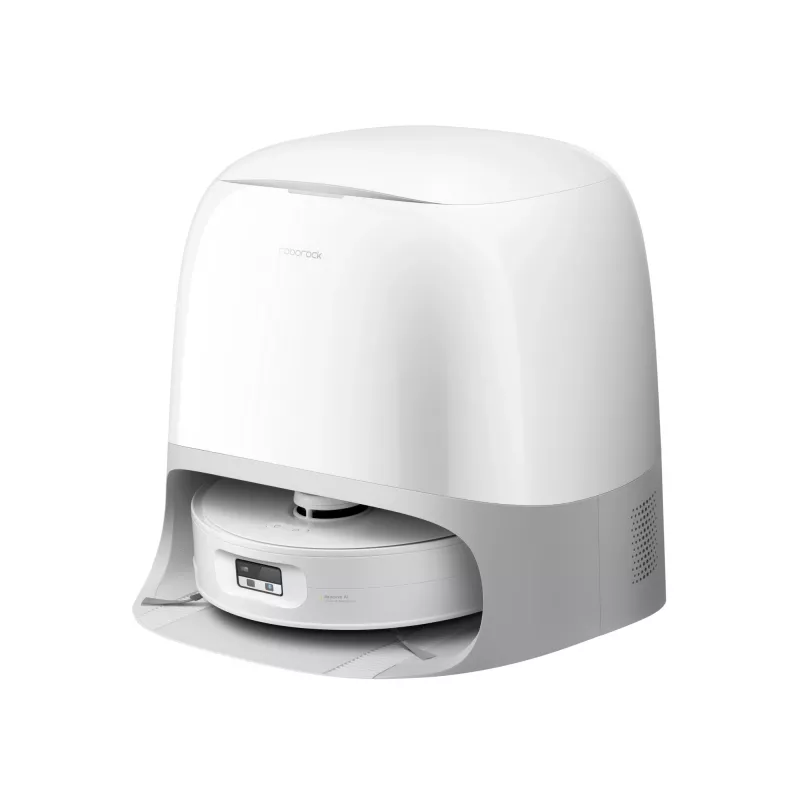 Roborock robotický vysávač Qrevo Curv 2 Flow – vrecko na prach, 0,325 l, Li-Ion 5200 mAh, 240 min, biela