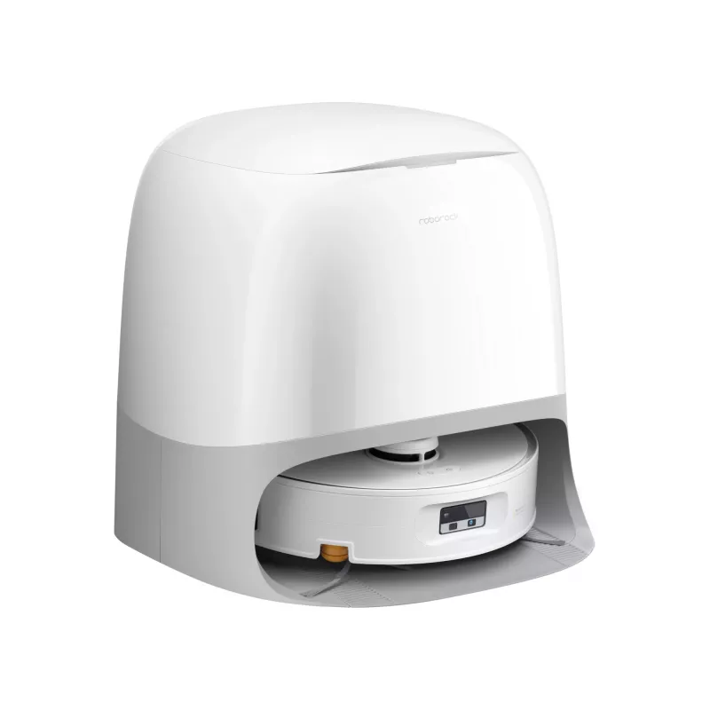 Roborock robotický vysávač Qrevo Curv 2 Flow – vrecko na prach, 0,325 l, Li-Ion 5200 mAh, 240 min, biela