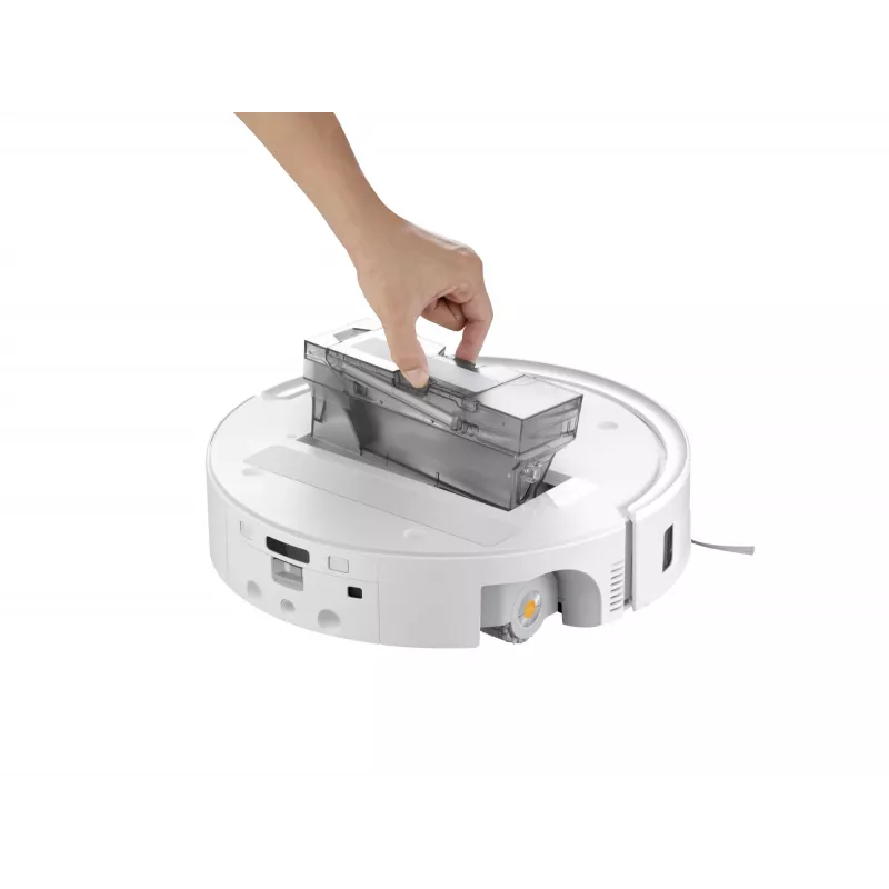 Roborock robotický vysávač Qrevo Curv 2 Flow – vrecko na prach, 0,325 l, Li-Ion 5200 mAh, 240 min, biela