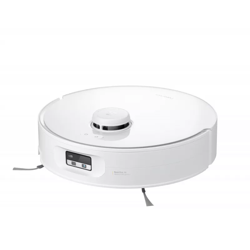 Roborock robotický vysávač Qrevo Curv 2 Flow – vrecko na prach, 0,325 l, Li-Ion 5200 mAh, 240 min, biela