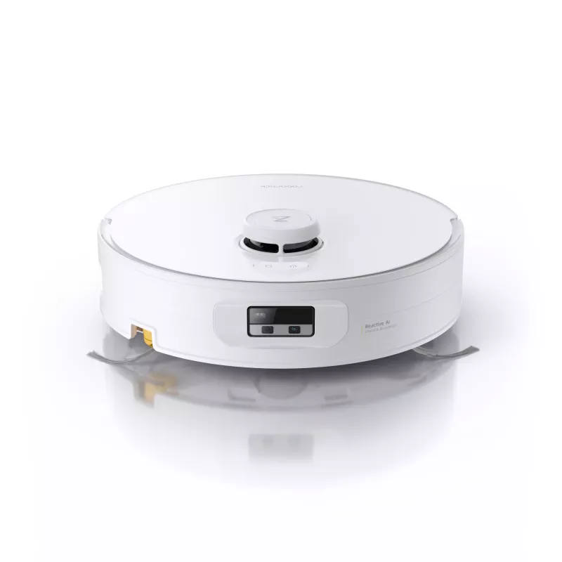 Roborock robotický vysávač Qrevo Curv 2 Flow – vrecko na prach, 0,325 l, Li-Ion 5200 mAh, 240 min, biela