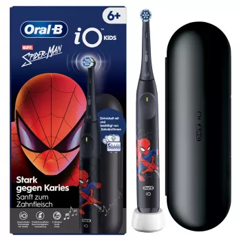 Oral-B iO Kids Spiderman elektrická detská zubná kefka čierna
