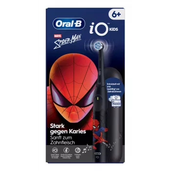Oral-B iO Kids Spiderman elektrická detská zubná kefka čierna