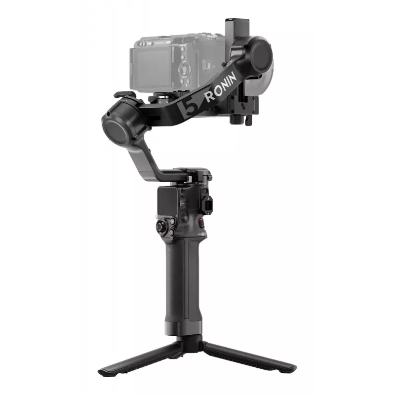 Stabilizátor kamery DJI RS 5 — hliník, čierna, 30 h výdrž, 1,46 kg