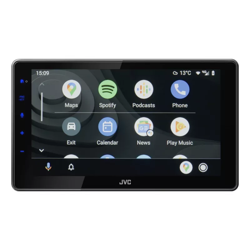 JVC KW-Z900DBW 9-palcový 1-DIN autorádio prijímač, DAB, Bluetooth, WiFi, CarPlay/Android Auto
