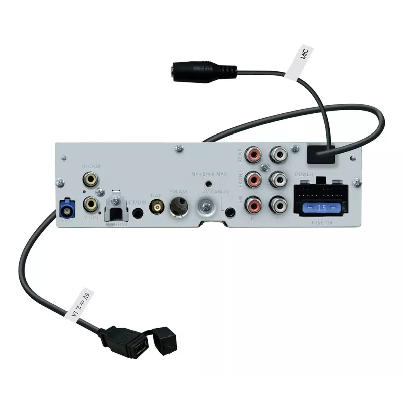 JVC KW-Z900DBW 9-palcový 1-DIN autorádio prijímač, DAB, Bluetooth, WiFi, CarPlay/Android Auto