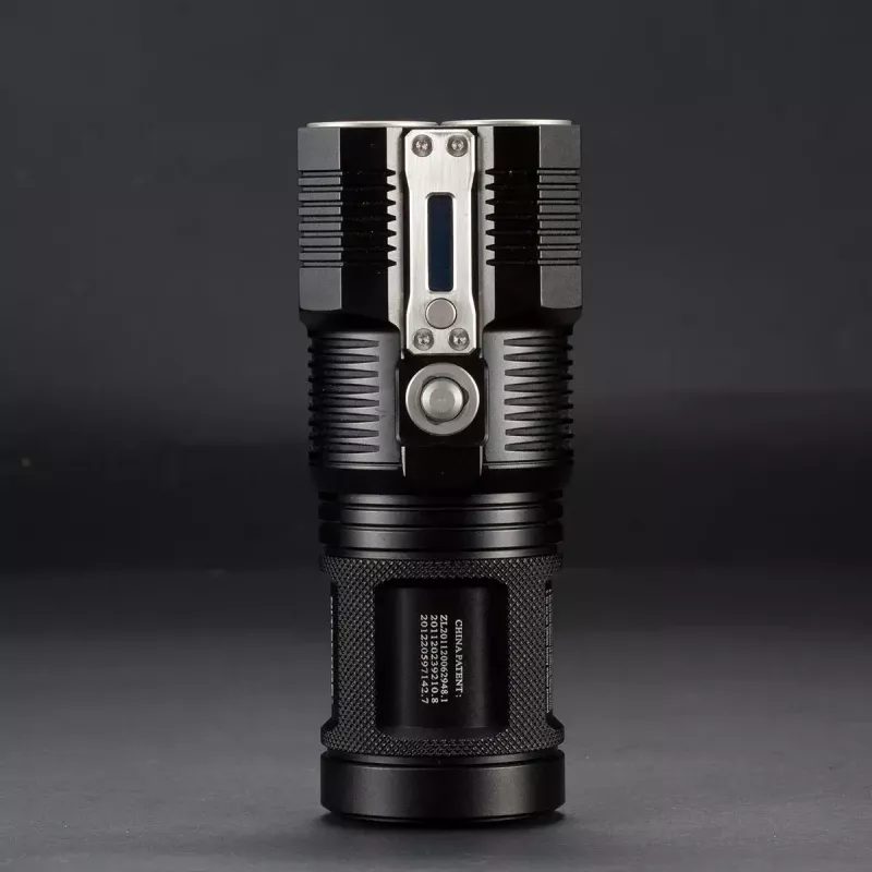 Ručná baterka Nitecore TM28, LED 4×, max. 6000 lm, Li‑Ion, čierna, dĺžka 142 mm, 414 g