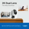 IP kamera TP-Link Tapo C245D 2304×1296, 3,1 mm objektív, 104,3° hor., montáž na strop/stenu, bezdrôtová, interiér, biela