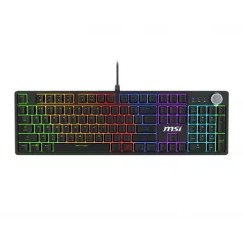 MSI FORGE GK320 RED klávesnica Gaming USB QWERTY US International čierna