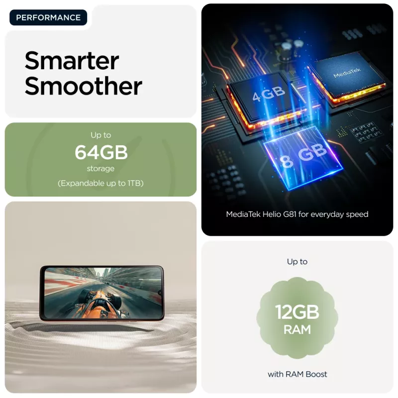 Motorola moto g06 17,5 cm (6,88 palcov) Dual SIM Android 15 4G USB Type-C 4 GB 256 GB 5200 mAh zelená