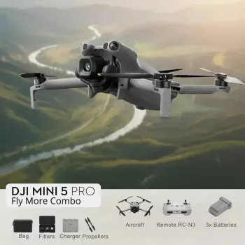 DJI MINI 5 PRO Fly More Combo (RC-N3) ľahký 249g dron so 50MP senzorom, Lidar, 3x batérie, diaľkový ovládač