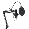 Podcastový mikrofón TRUST GXT 270 Emita II+ — kondenzátorový USB, káblový, kovové puzdro, čierny, 2,5 m kábel