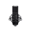 Podcastový mikrofón TRUST GXT 270 Emita II+ — kondenzátorový USB, káblový, kovové puzdro, čierny, 2,5 m kábel