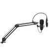 Podcastový mikrofón TRUST GXT 270 Emita II+ — kondenzátorový USB, káblový, kovové puzdro, čierny, 2,5 m kábel