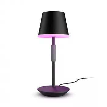 Inteligentná stolná lampa Philips Hue Go prenosná lampa Bluetooth Zigbee čierna