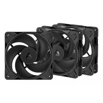 ARCTIC Freezer P14 Pro Reverse – balenie 3 ks – 140 mm A-RGB PWM ventilátor s káblovým rozbočovačom