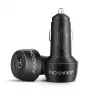 Auto nabíjačka AXAGON PWC-PQ48, 48 W, USB-C (PD3.0) + USB-A (QC4+), vstup 12–24 V, čierna