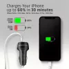 Auto nabíjačka AXAGON PWC-PQ48, 48 W, USB-C (PD3.0) + USB-A (QC4+), vstup 12–24 V, čierna