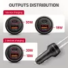 Auto nabíjačka AXAGON PWC-PQ48, 48 W, USB-C (PD3.0) + USB-A (QC4+), vstup 12–24 V, čierna