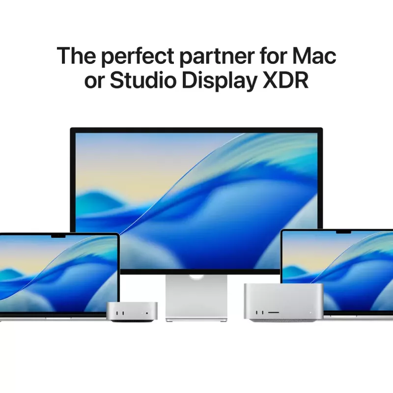 Monitor Apple Studio Display 27 inch (68,6 cm) 5K Ultra HD LED, nanotextúrne sklo, VESA adaptér držiaka, strieborná