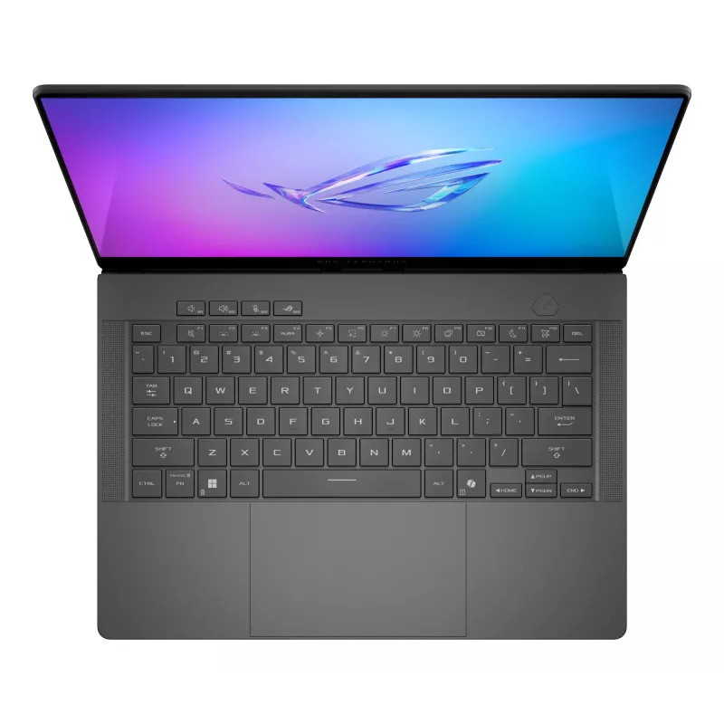 ASUS ROG Zephyrus G14 GA403UM-QS056W AMD Ryzen™ 9 270 Laptop 35,6 cm (14 inch) 3K 16 GB LPDDR5x-SDRAM 1 TB SSD NVIDIA GeForce RTX 5060 Wi-Fi 7 (802.11be) Windows 11 Home sivá