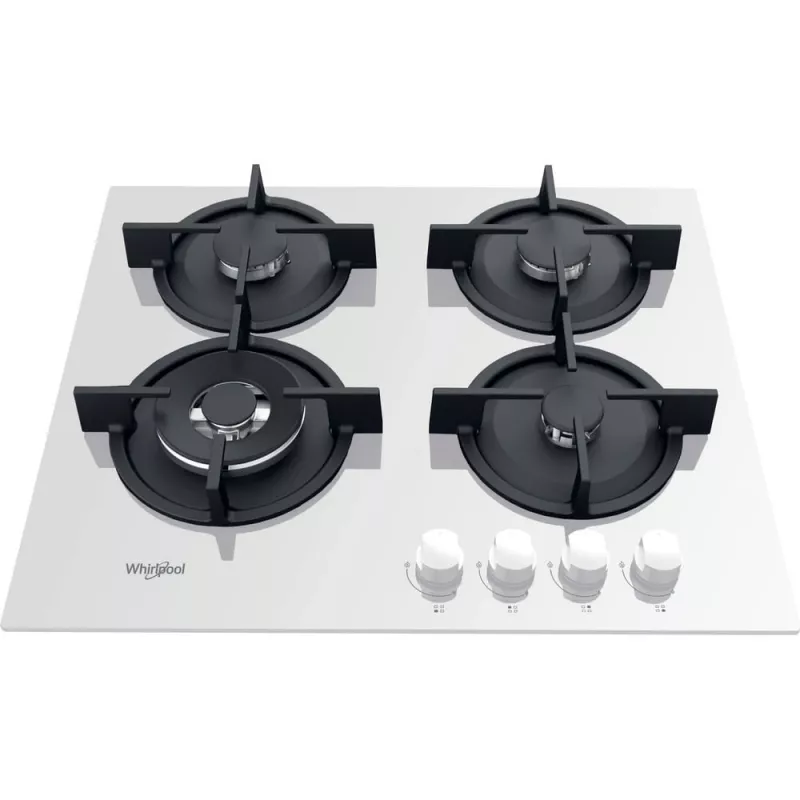Whirlpool AKT 625/WH čierna, biela vstavaná 60 cm plynová 4 zóny