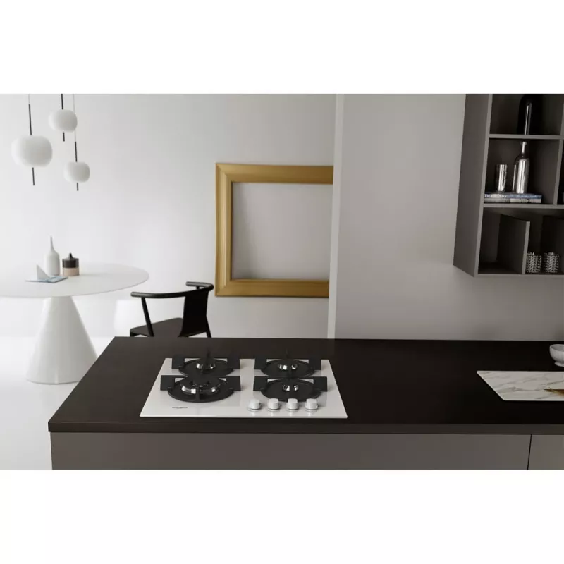 Whirlpool AKT 625/WH čierna, biela vstavaná 60 cm plynová 4 zóny