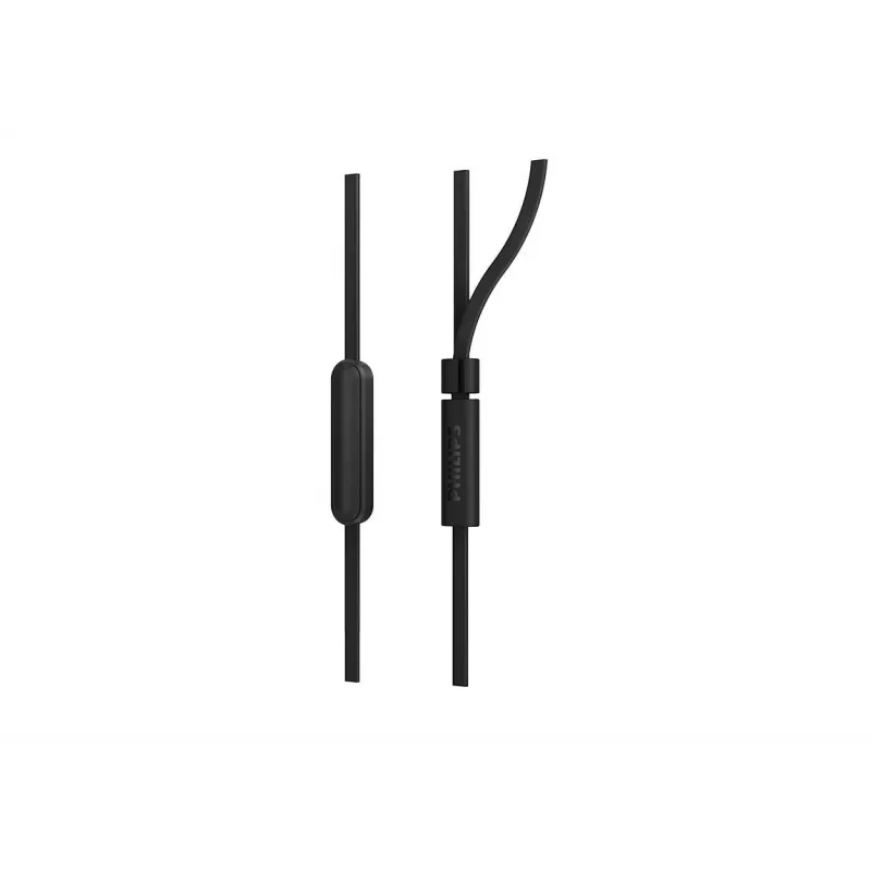 Káblový in-ear headset Philips TAE1105BK/00 — čierny, intraaurálny, 1,2 m kábel, 14,7 g
