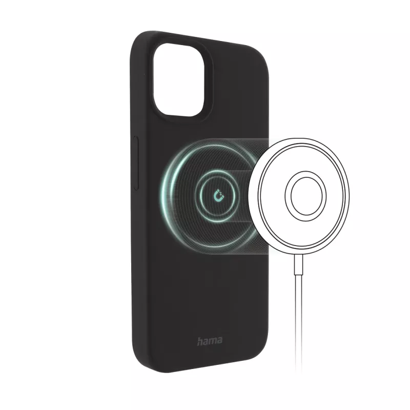 Hama MagCase Finest Feel PRO puzdro na telefón 15,5 cm (6,1 palca) kryt čierna