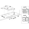 Whirlpool WRD 6030 B čierna vstavaná 30 cm sklokeramická varná doska 2 zóny