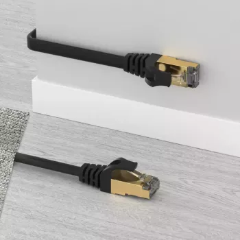 Sieťový kábel UNITEK C1897BK-3M RJ-45 Cat7 3m čierny